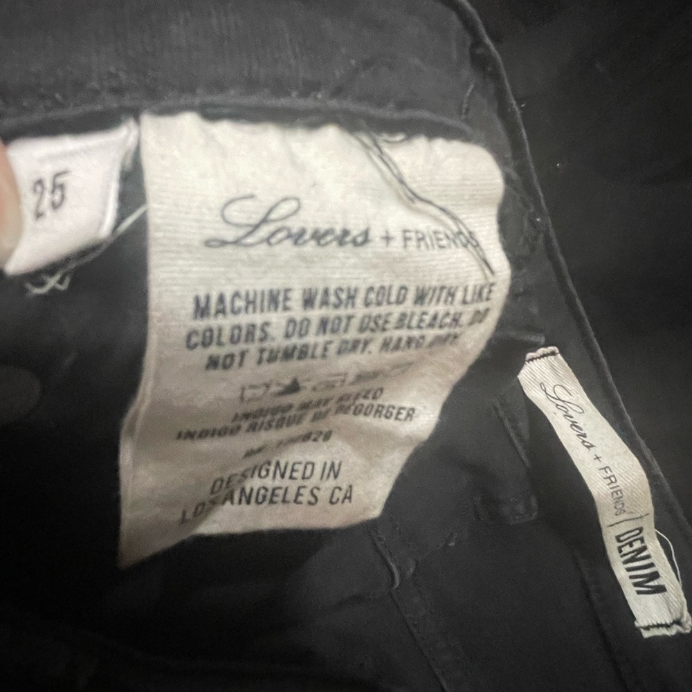 Lovers + Friends Classic Black Denim